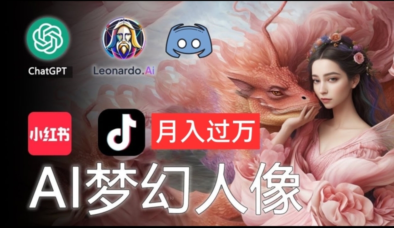 AI摄影梦幻人像：零基础也能月入过万的秘密【揭秘】-创新Ovo