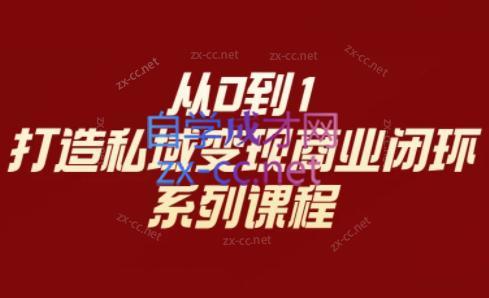 李润老师·从0到1打造私域变现商业闭环-创新Ovo