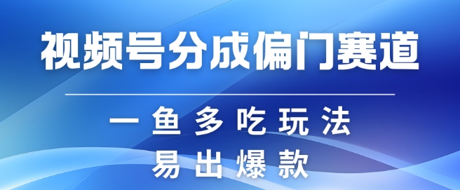 视频号创作者分成计划偏门类目，容易爆流，实拍内容简单易做【揭秘】-创新Ovo