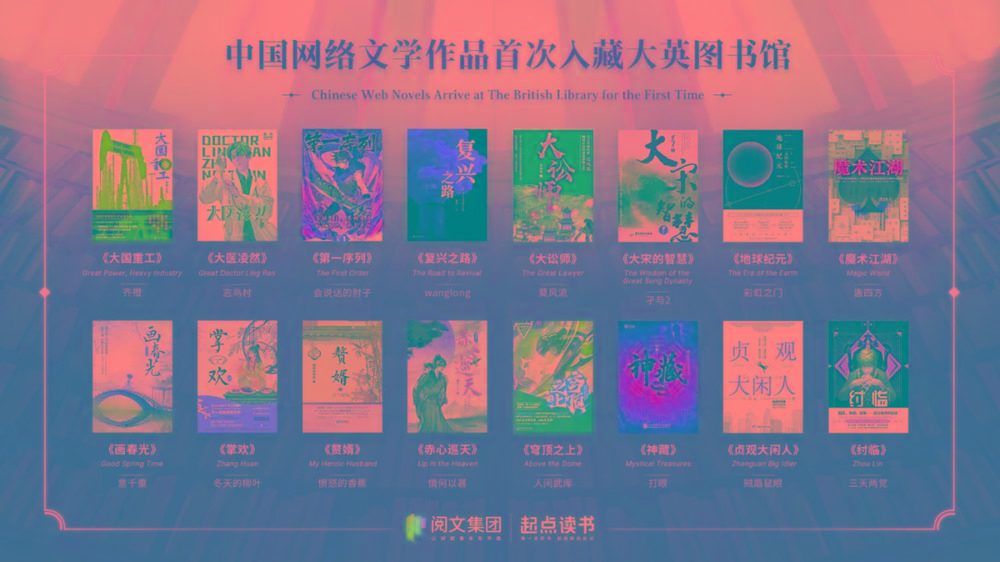 16本中国网文被收录至大英图书馆的中文馆的作品集-创新Ovo