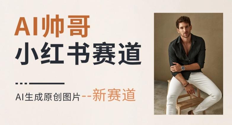 AI一键生成帅哥，新思路新赛道，涨粉迅速，轻松月入过万-创新Ovo
