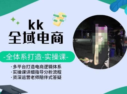 KK全域电商，全体系打造实操课，多平台打造电商逻辑体系-创新Ovo