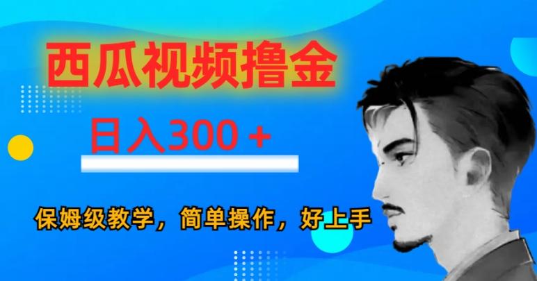 西瓜视频撸金日入300，保姆级教学，简单操作，好上手-创新Ovo