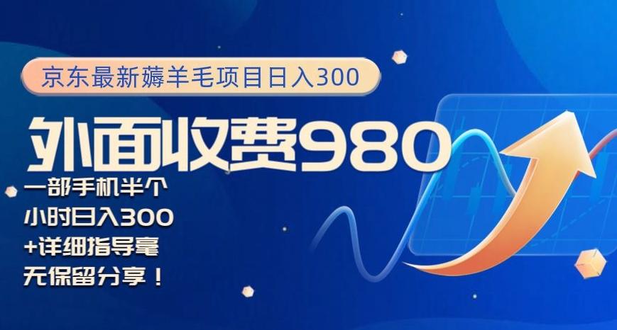 京东最新薅羊毛项目小白怎么做到日入300+一部手机半小时搞定-创新Ovo
