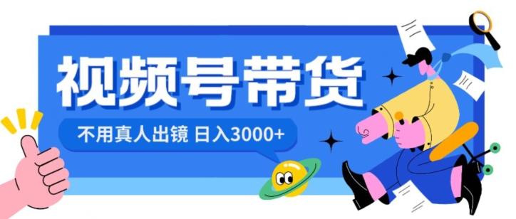 视频号带货，日入3000+，不用真人出镜-创新Ovo