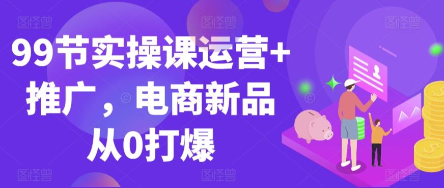 99节实操课运营+推广，电商新品从0打爆-创新Ovo